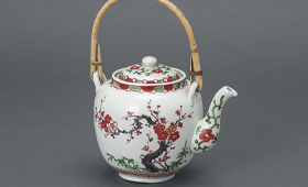 初期柿右衛門色絵花文急須