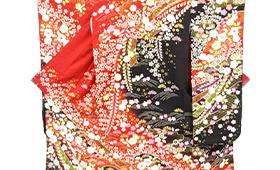 桐屋翠山工房謹製 銀通し辻ヶ花振袖・長襦袢セット