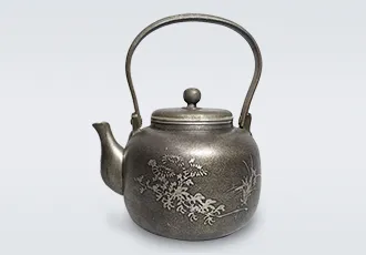 龍文堂 純錫製急須